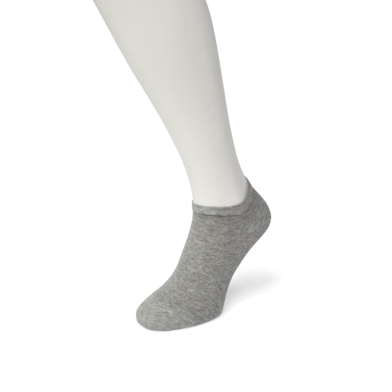 Cotton Short Sock Men  812001 L.Gey H. Light Grey Heather