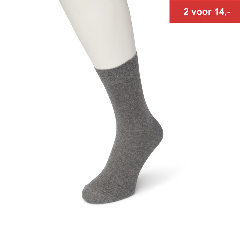 Cotton Sock 83422 Anthra He  Anthracite Heather