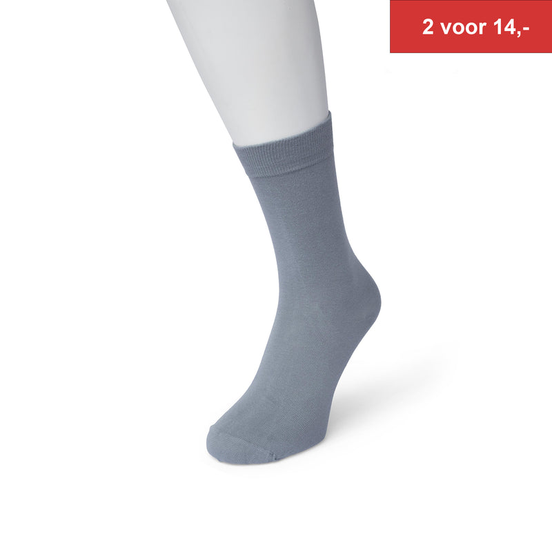 Cotton Sock 83422 Grey Grey