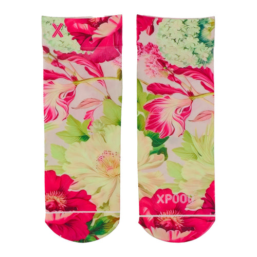 Dames Fijne Sokken met Bloemen Print