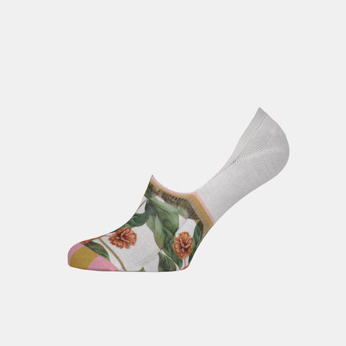 Dames Footies met Bloemen Print