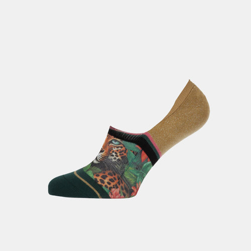 Dames Footies met Panter en Jungle Print