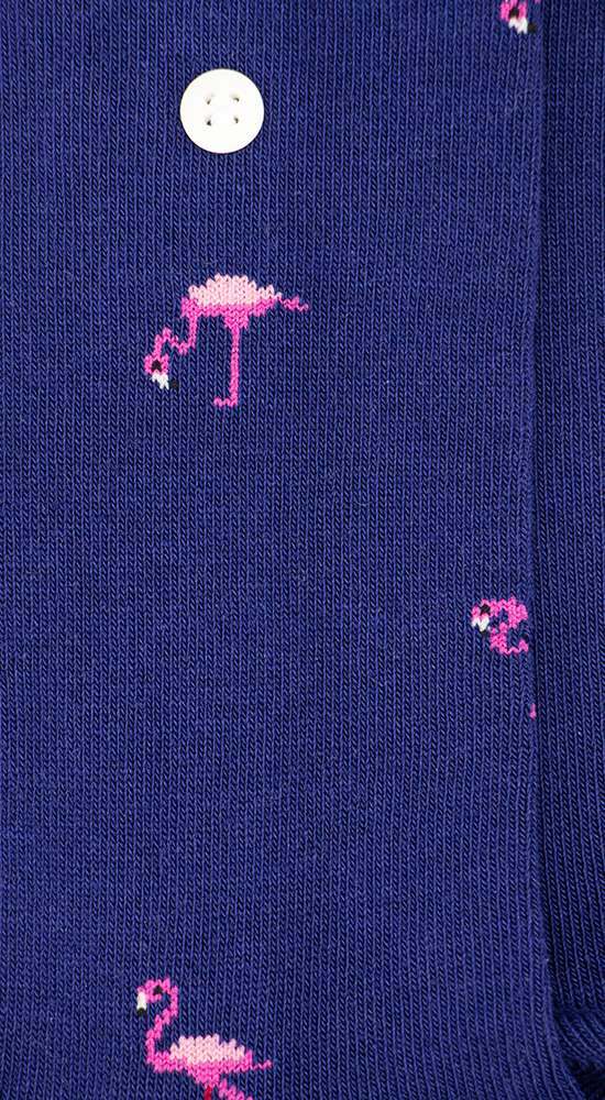 Flamingos Sock AG-SK-FLAM-01 109 Navy