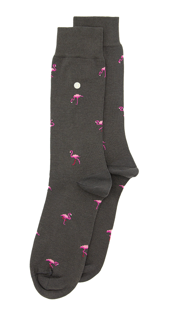 Flamingos Sock AG-SK-FLAM-01 123 Antracite