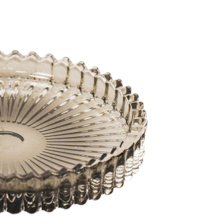 Glazen Onderzetter Bruin 10 cm 203728