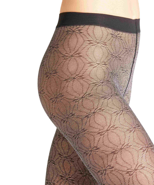 Glitzy Bow panty bl./silver