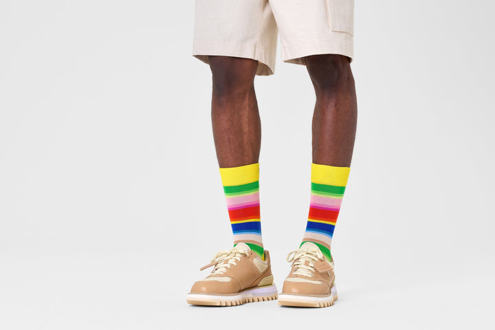 Gradient Stripe Sock P000834