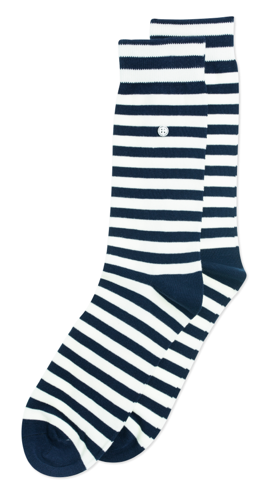 Harbour Stripes Sock AG-SK-GL-04 133 Off White