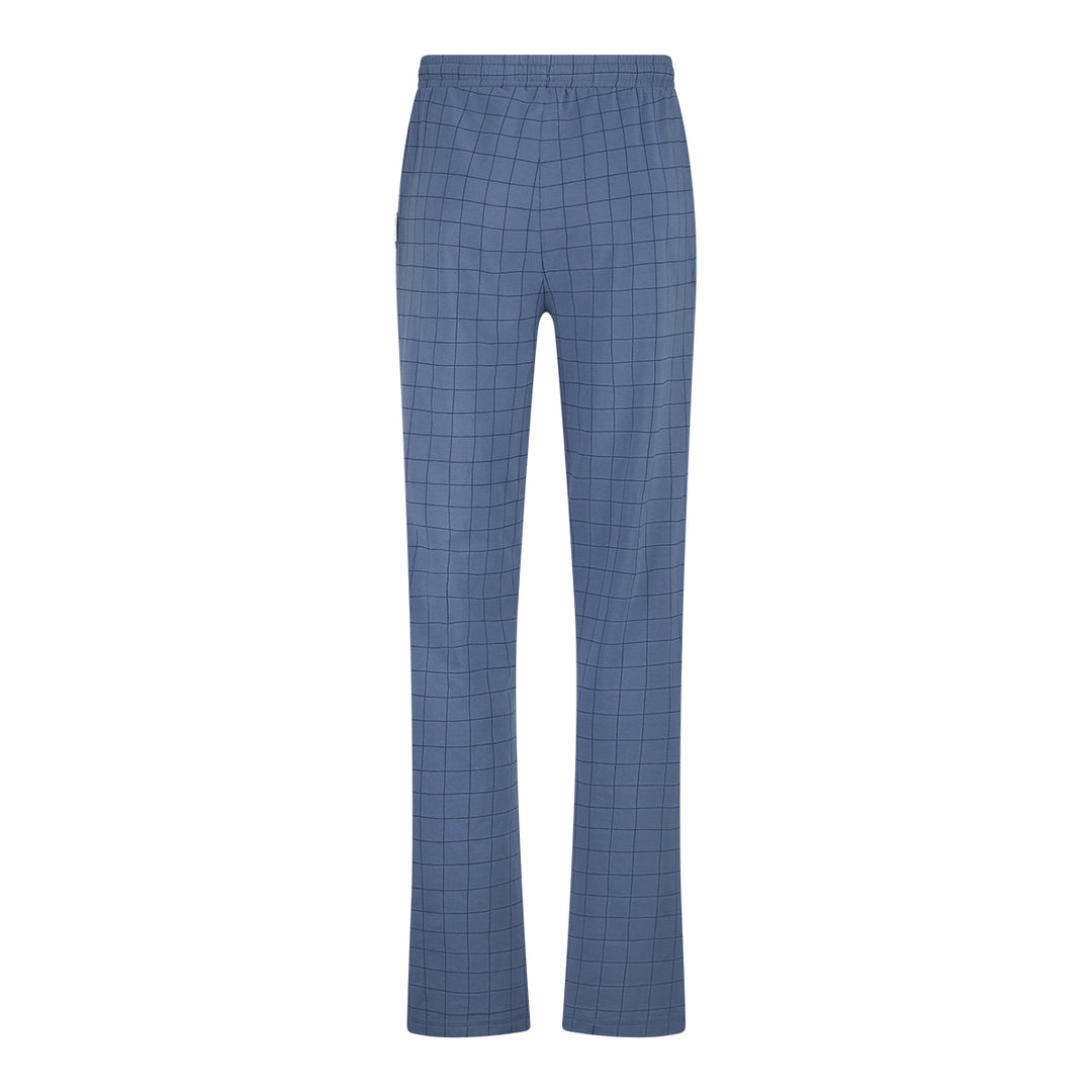 HerenPyjamasetKorteMouwLangeBroek60534_6167indigocheck_5