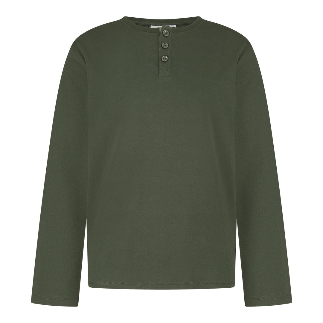 HerenPyjamasetLangeMouwLangeBroek60533_6166greengraphic_2