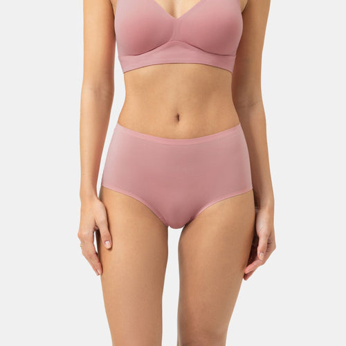 High Waist Slip 68 light berry
