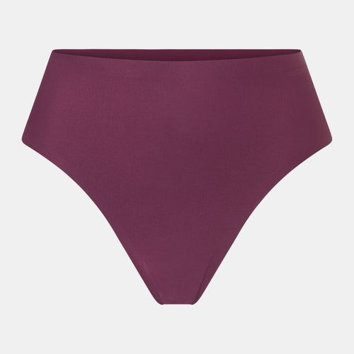 High Waist String cherry burgundy