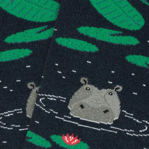 Hippos Sock Hippos Sock Dark Blue Dark blauw