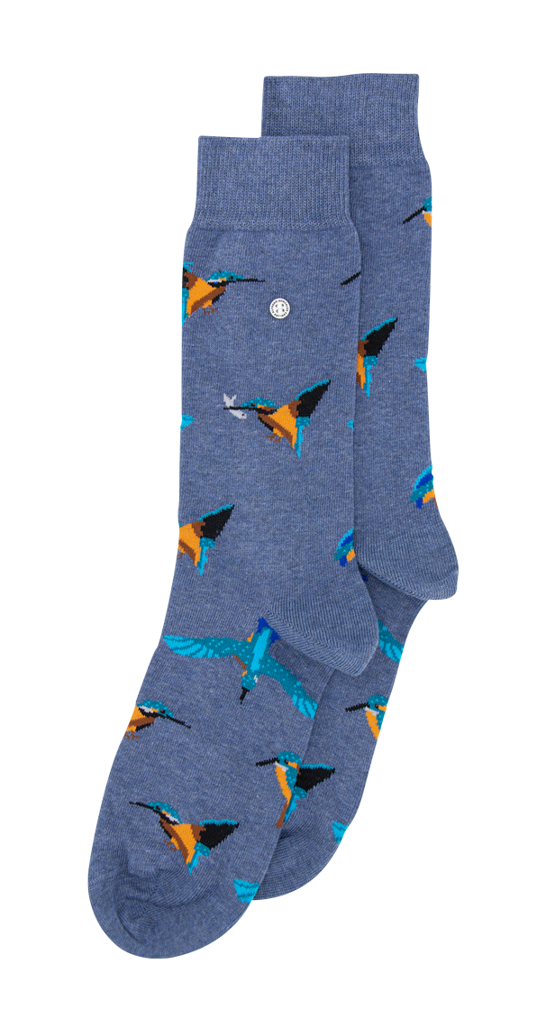 Kingfisher Sock AG-SK-KING-01 129 Blue Melee