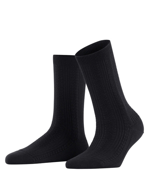Knit Caress Sok zwart