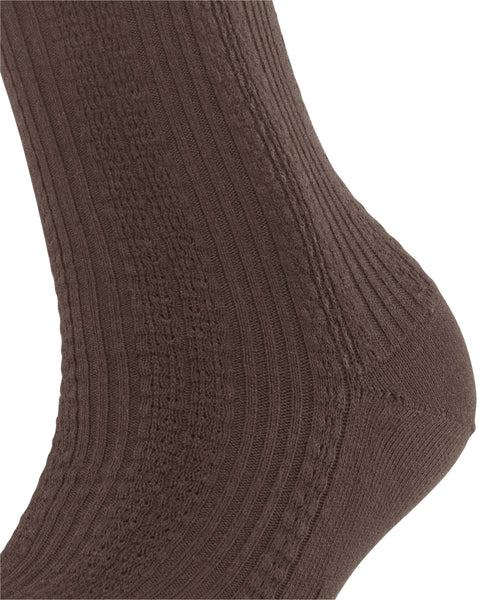 Knit Caress Sok chocolate
