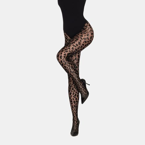 Leopard Panty zwart