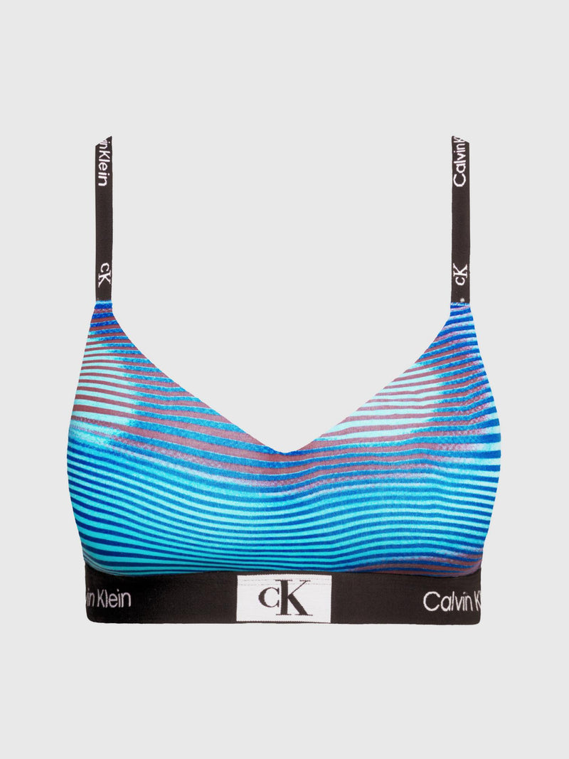 Lght Lined Bralette 000QF7218E GNX BLUE