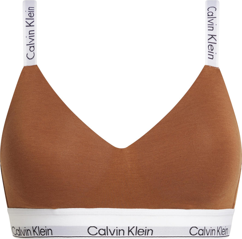 Light Lined Bralette 000QF7030E GP4 BROWN