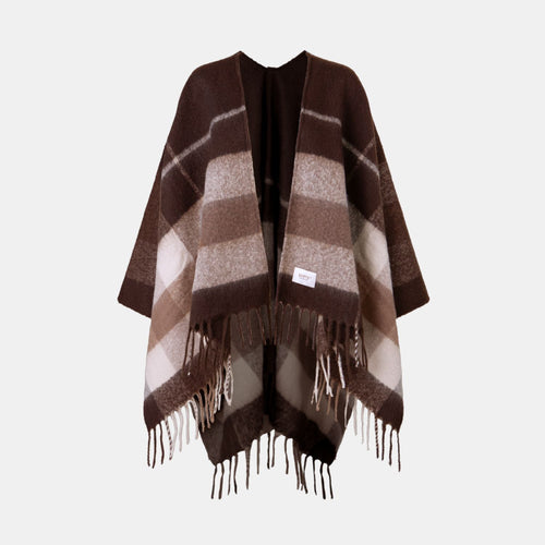 Loche Poncho 20 dark bruin