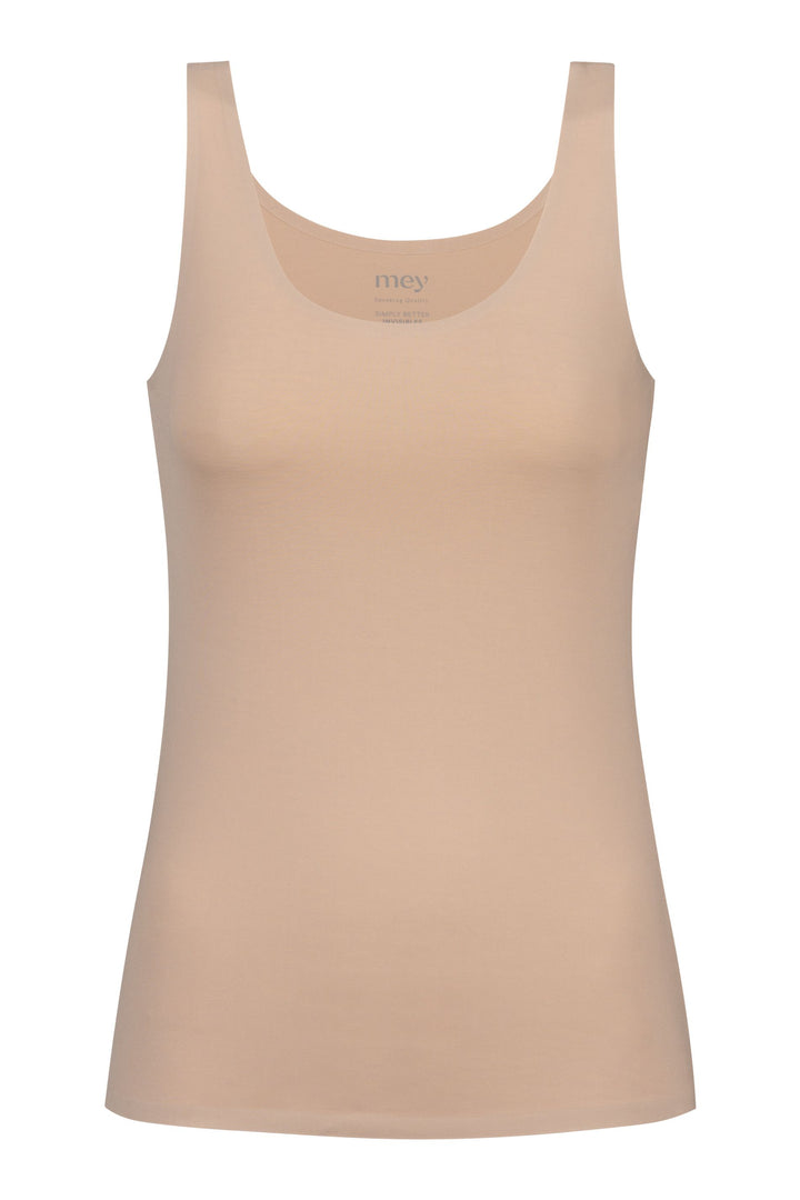 Onzichtbare top met brede bandjes 1110050 376 cream tan