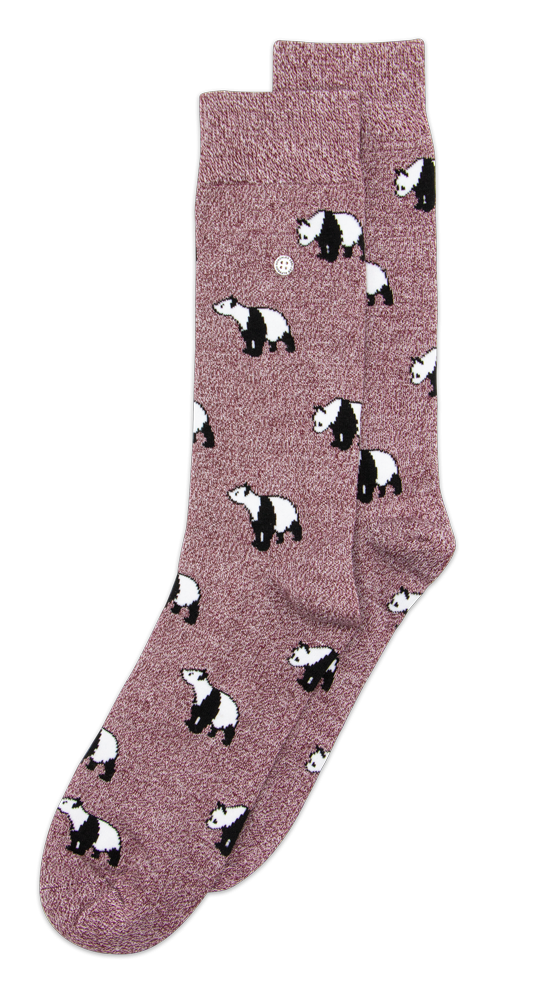 Panda Sock AG-SK-PAN-01 108 Red