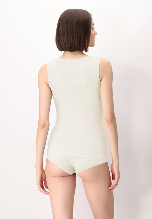 Perfect Line Cashmere - Tank Top VOBT67054 1502 Ivory