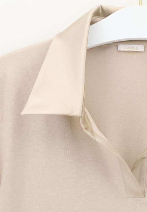 Perfect Line Cotton - Polo Shirt Lo VOBT01677 2080 Sand