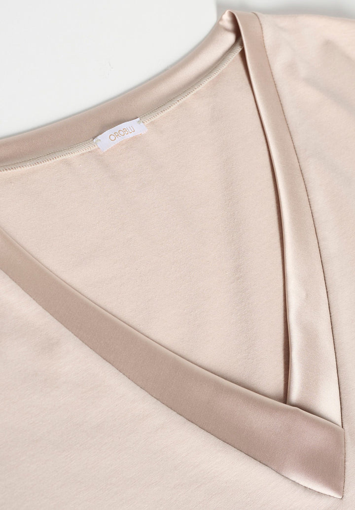 PerfectLineCotton-T-ShirtV-NeckVOBT681712080Sand__3