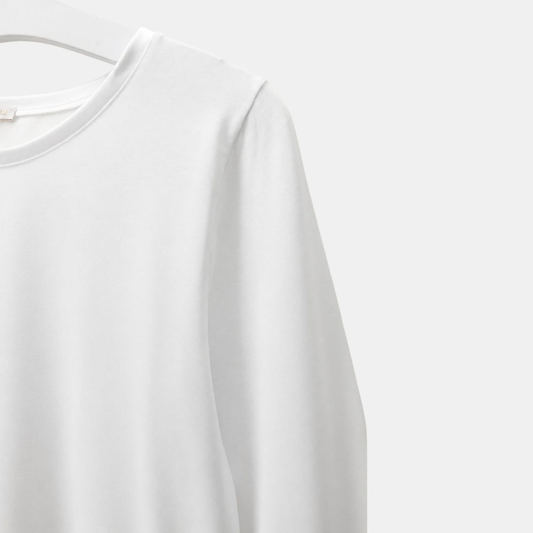 PerfectLineCottonT-ShirtLongVOBT016761000White__4