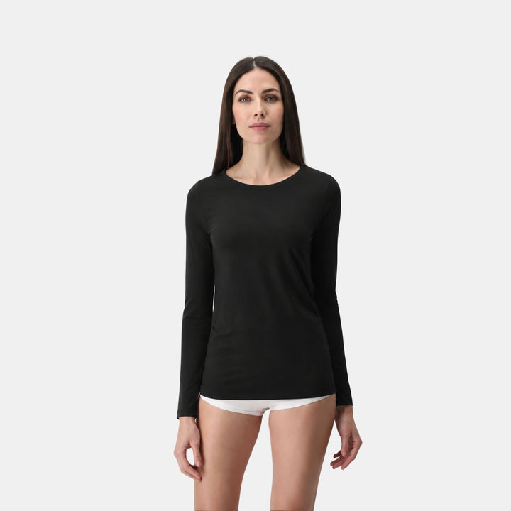 PerfectLineCottonT-ShirtLongVOBT016769999Black__1