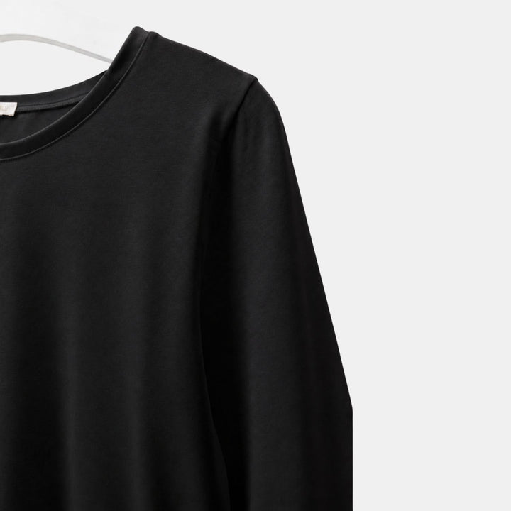 PerfectLineCottonT-ShirtLongVOBT016769999Black__4