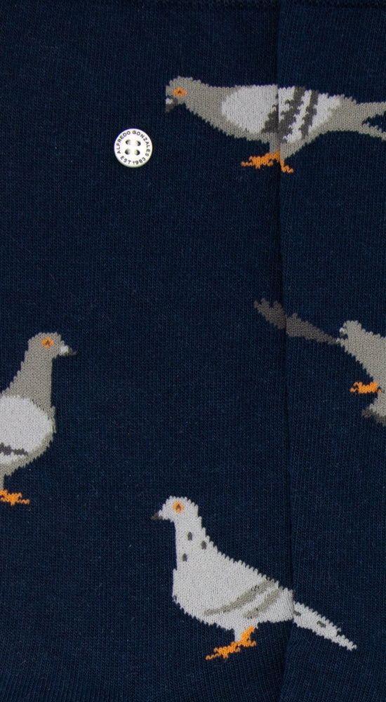 Pigeons Sock AG-SK-PIG-01 109 Navy