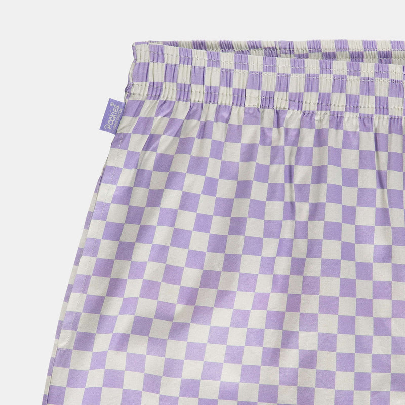 Purple Checkered Boxershort PURCH 500 Purple