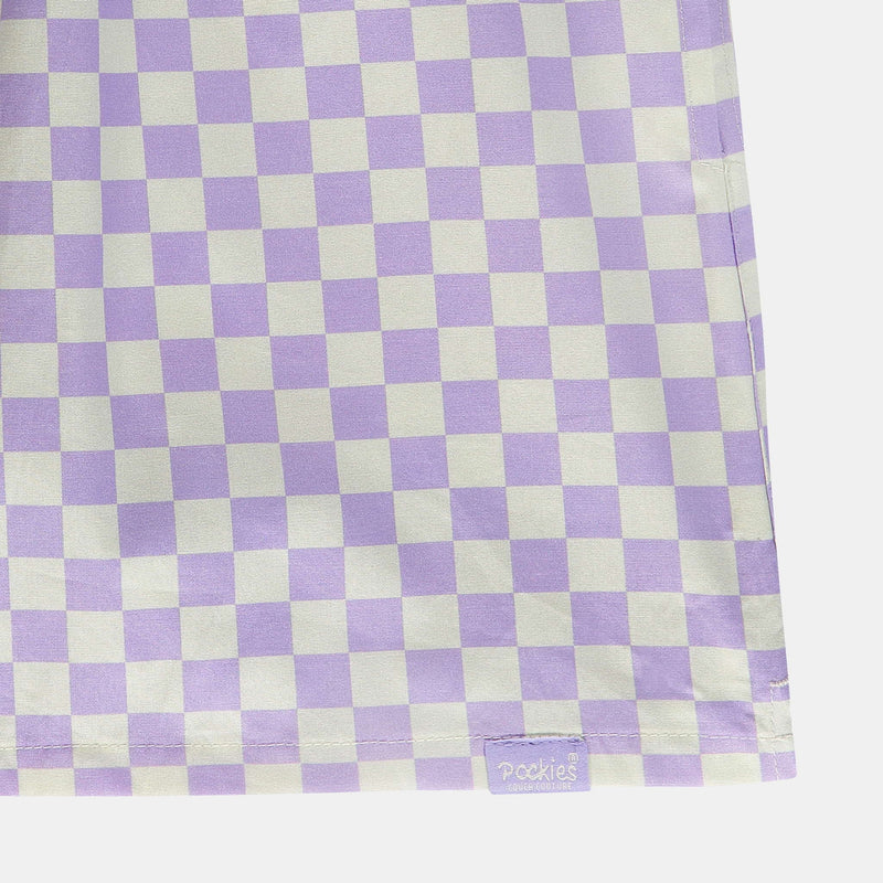 Purple Checkered Boxershort PURCH 500 Purple