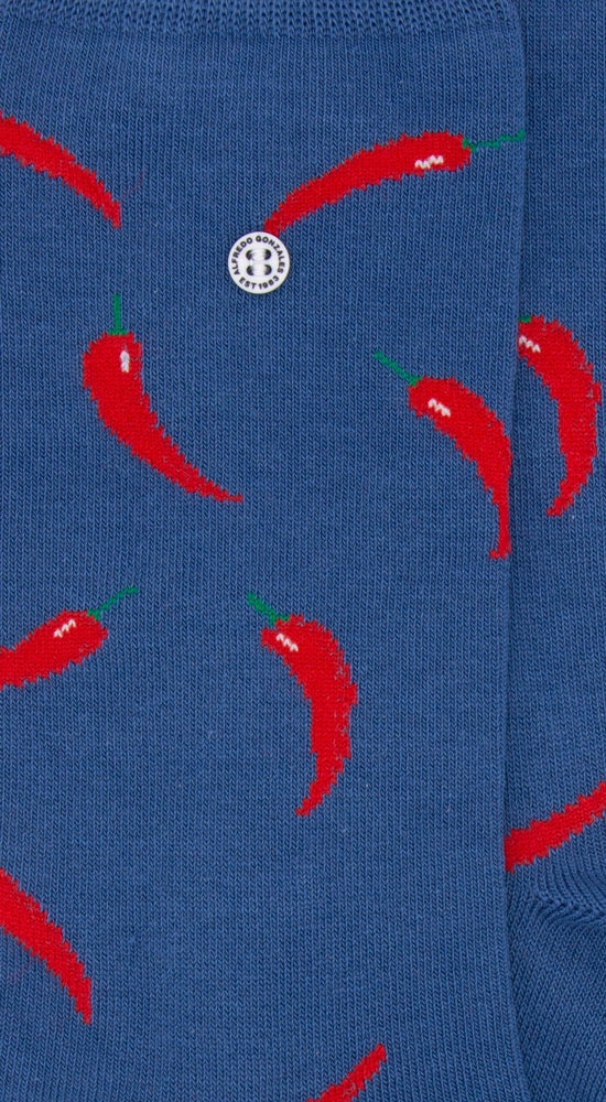 Red Peppers Sock AG-SK-PEP-01 109 Navy