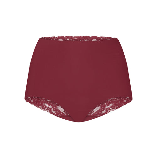 Secrets High waist Lace 31758 2302 velvet red
