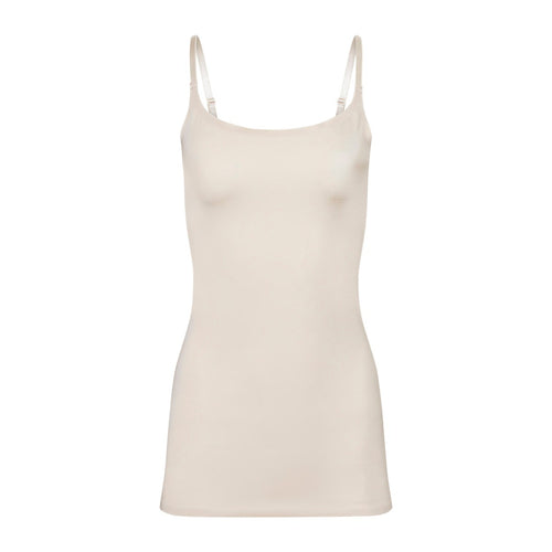 Secrets Spaghetti Top shiny almond