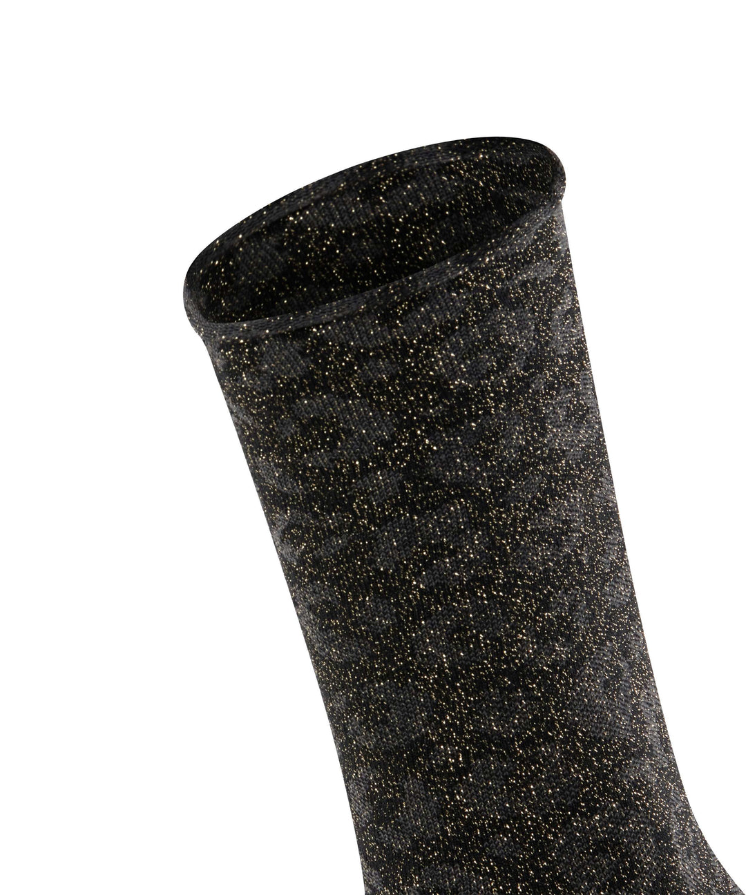 Shiny sok met glanzend luipaardpatroon - Special Edition 47201 3000 black