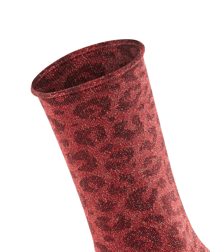 Shiny sok met glanzend luipaardpatroon - Special Edition 47201 5950 cayenne