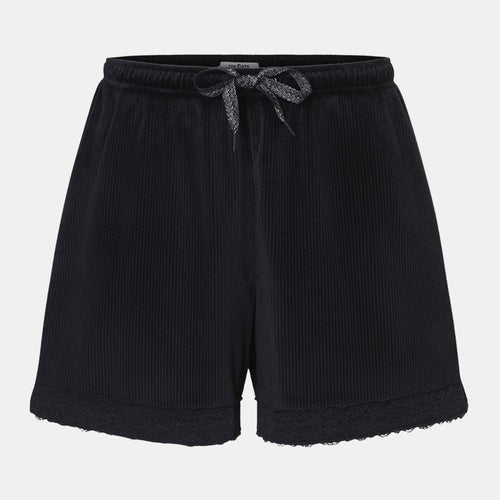 Short met Kant zwart