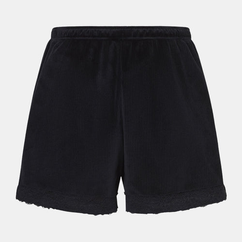Short met Kant zwart