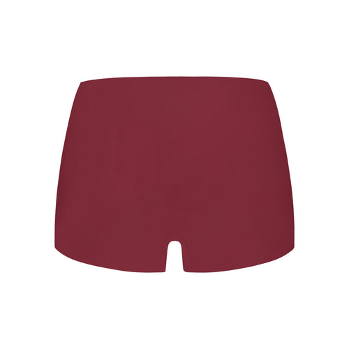 Shorts velvet rood