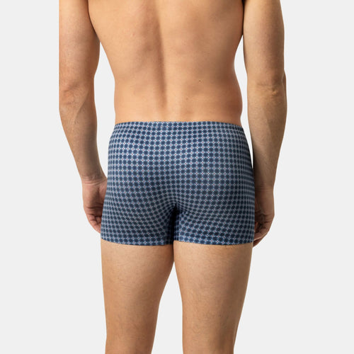 Shorty Floral Grid alaskan blauw