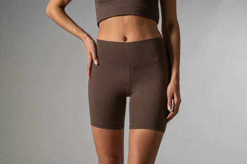 Soft Pilates Short bruin