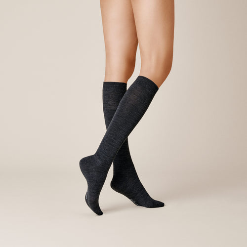 Soft Wool Cotton Kneehigh 289200 4050 Anthrazit