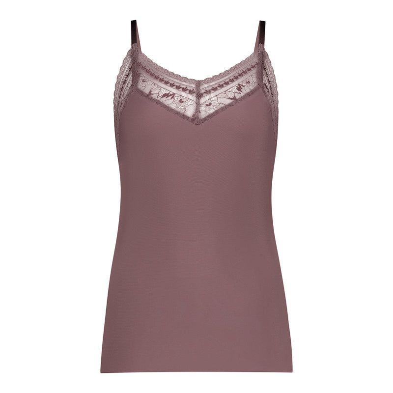 Spaghetti Top Lace 32526 5200 mauve