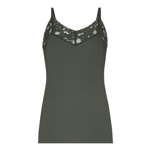 Spaghetti Top Lace 32526 6162 forest mist