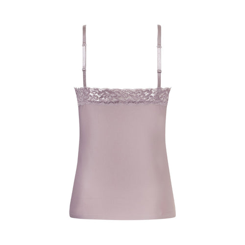 Spaghetti Top Lace soft taupe