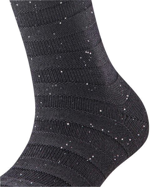 Sparkle Stripes Sokken zwart